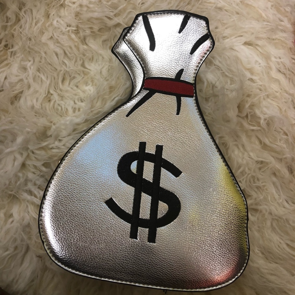 Silver money Bag